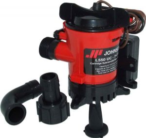 Johnson Pumps Ultima Combo Submersible Bilge Pump 1250GPH 12V (click for enlarged image)